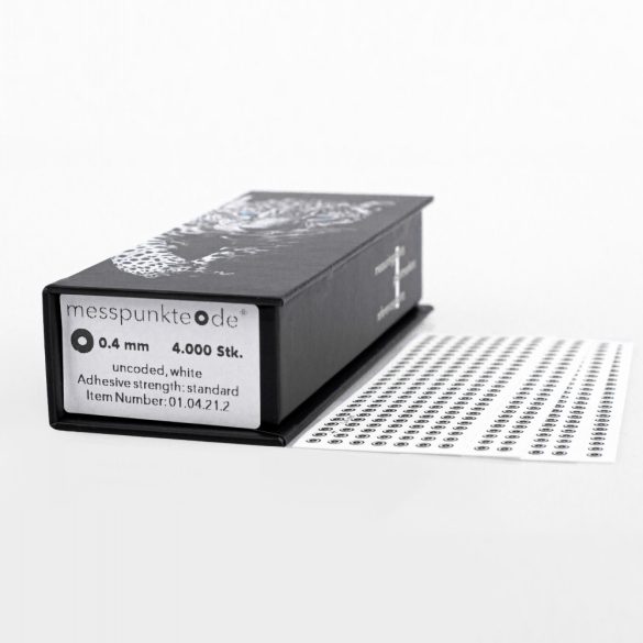 FEHÉR 3D Szkenner referencia pont 0,4/2,1 mm, 4000 db
