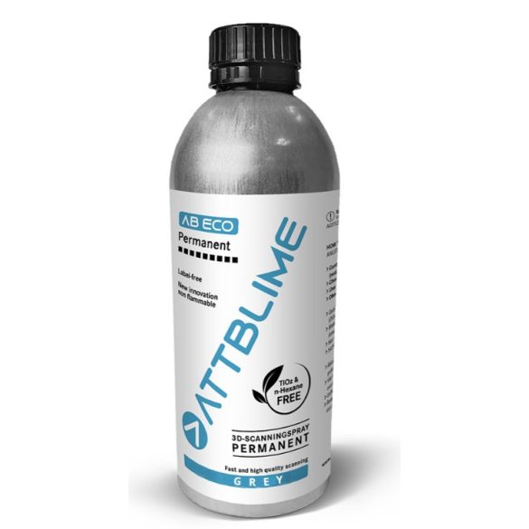 ATTBLIME ABP ECO GREY 3D vízbázisú szkenner spray folyadék - 1000 ml