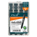 Pica Visor ipari jelölőmarkor utántöltő fekete,1 csomag (1x4 szál betét)