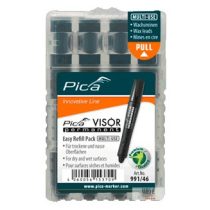   Pica Visor ipari jelölőmarkor utántöltő fekete,1 csomag (1x4 szál betét)