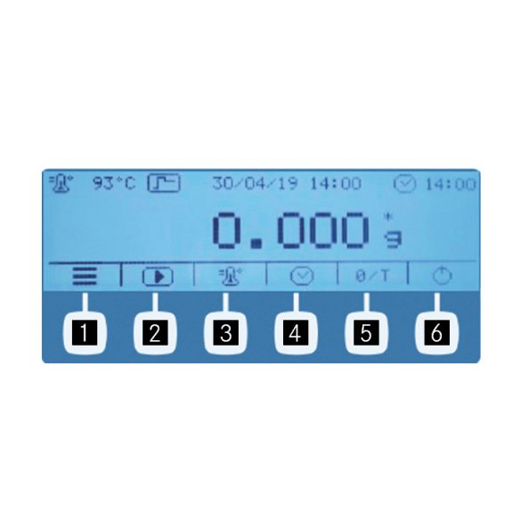 KERN DLB 160-3A110V nedvességmérleg - nedvességelemző készülék