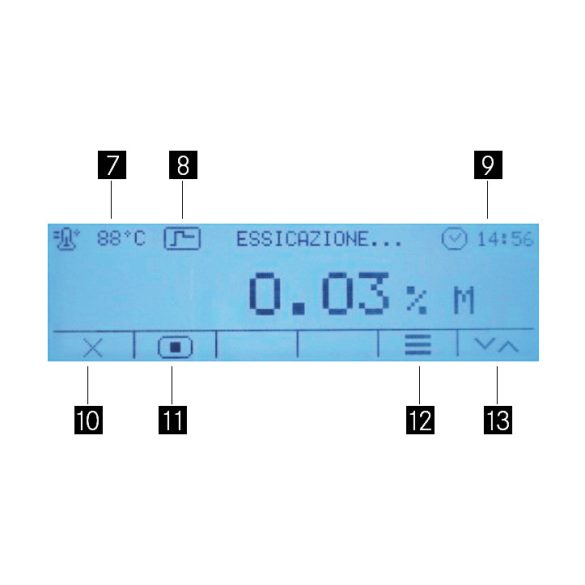 KERN DLB 160-3A110V nedvességmérleg - nedvességelemző készülék