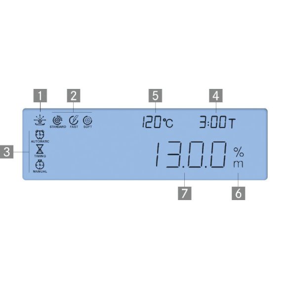 KERN DLB 160-3A nedvességmérleg - nedvességelemző készülék