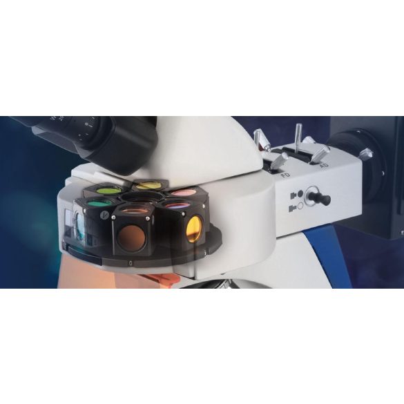 KERN OBN 147 Trinokuláris fluoreszcens mikroszkóp 40x/100x/200x/400x/1000x