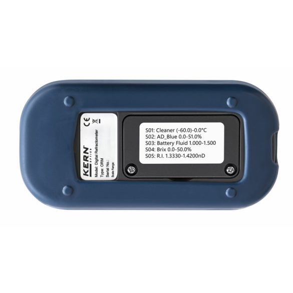 KERN ORM 1WN Digitális refraktométer cukor (brix, fruktóz, glükóz) mérésére