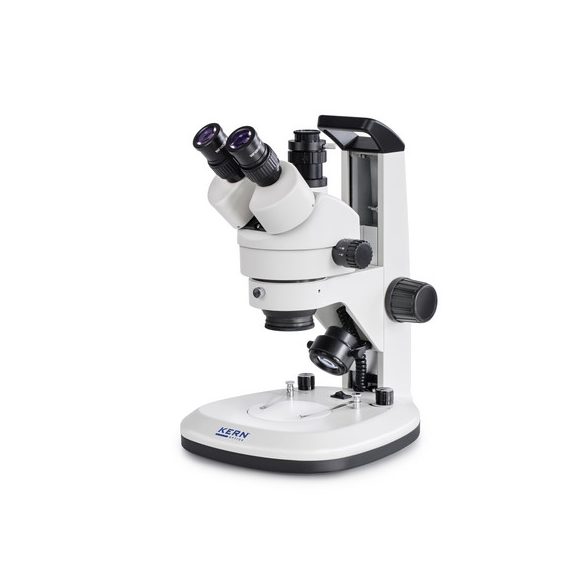 KERN OZL 468 Trinokuláris zoom sztereo mikroszkóp 7-45x