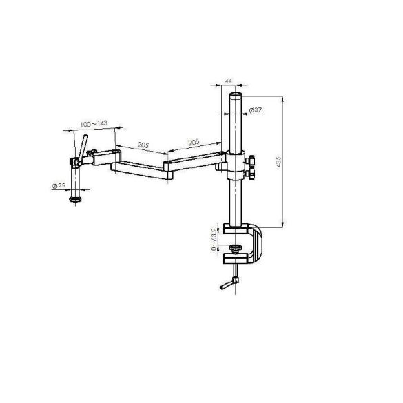 KERN OZM 953 Trinokuláris állványos sztereo zoom mikroszkóp 7x-45x