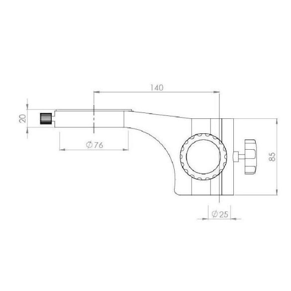 KERN OZM 953 Trinokuláris állványos sztereo zoom mikroszkóp 7x-45x