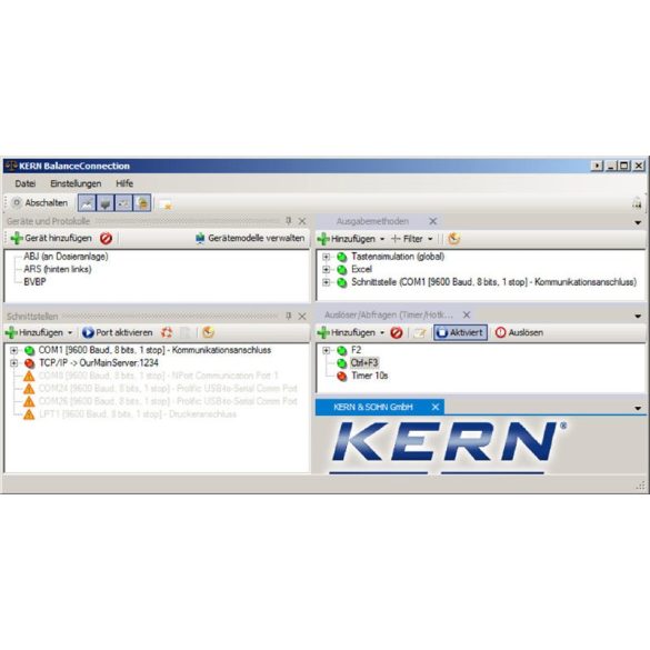KERN SCD-4.0 BalanceConnection szoftver