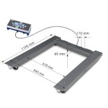 KERN UID 3000K-0DM raklapmérleg