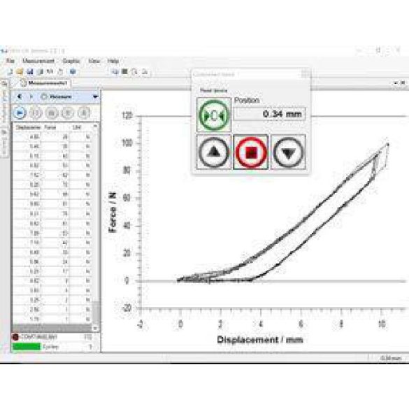 SAUTER TVM 10K120N függőleges motoros erőmérő állvány